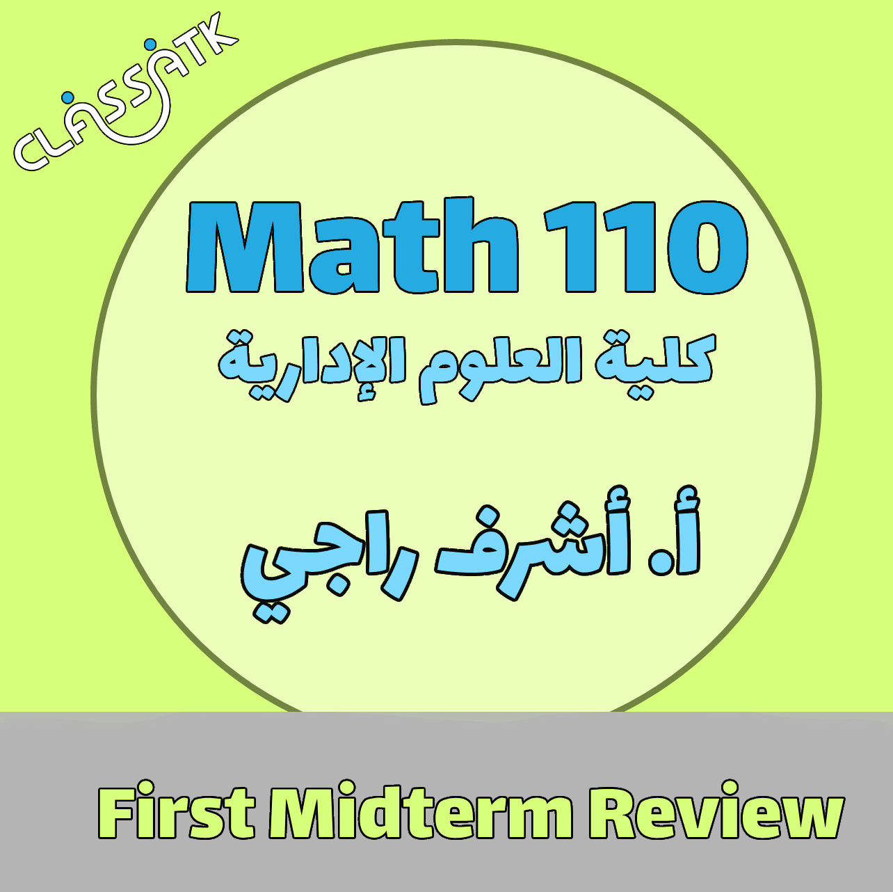 Math 110 - First Midterm Review
