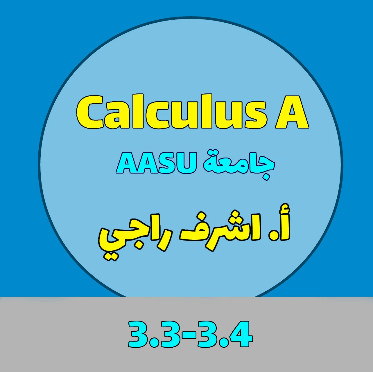 Calculus A - AASU -3.3-3.4