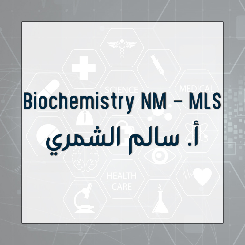 Biochemistry - First Midterm