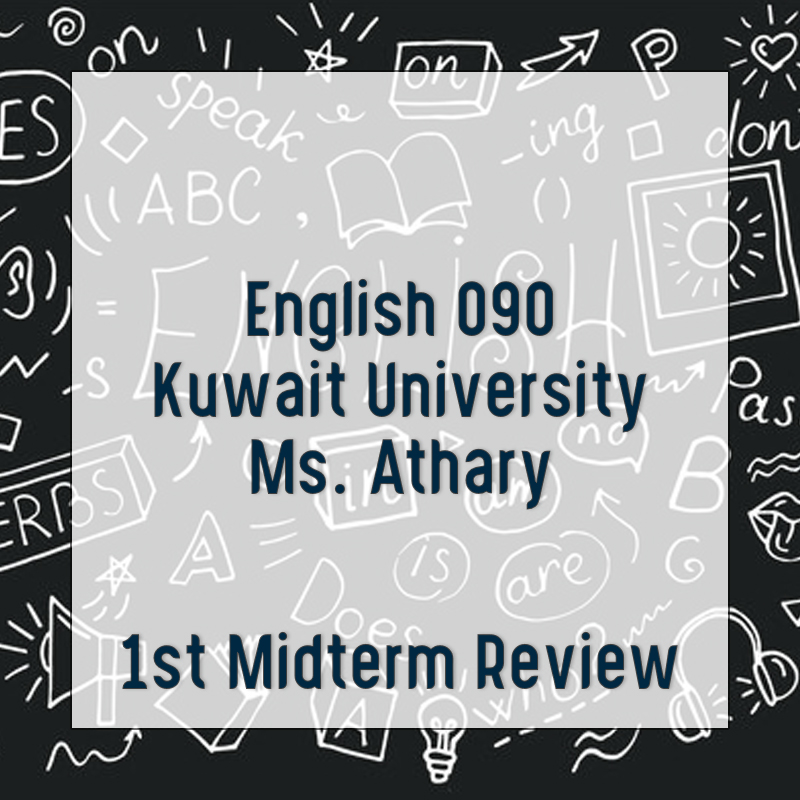 First Midterm Review