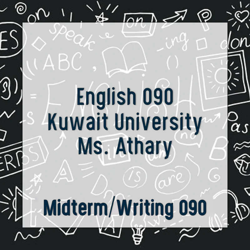 Midterm/Writing 090
