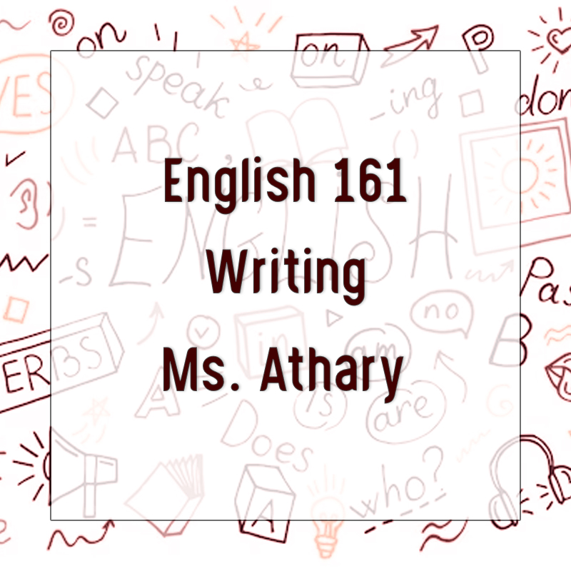 English 161 - Writing