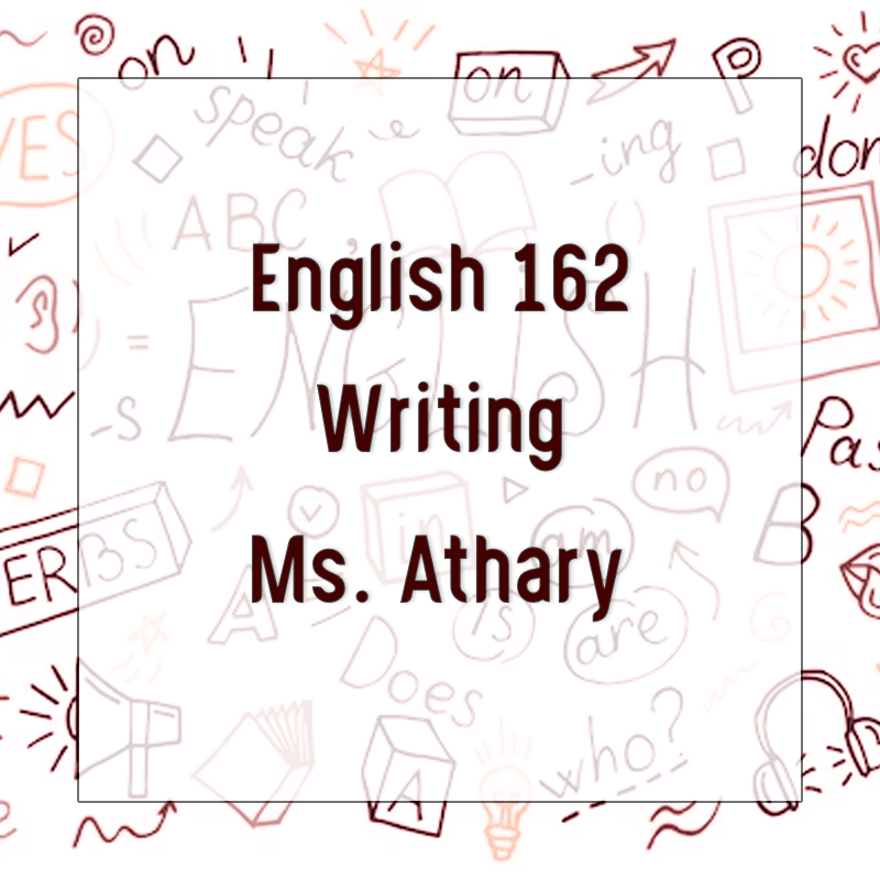 English 162 - Writing